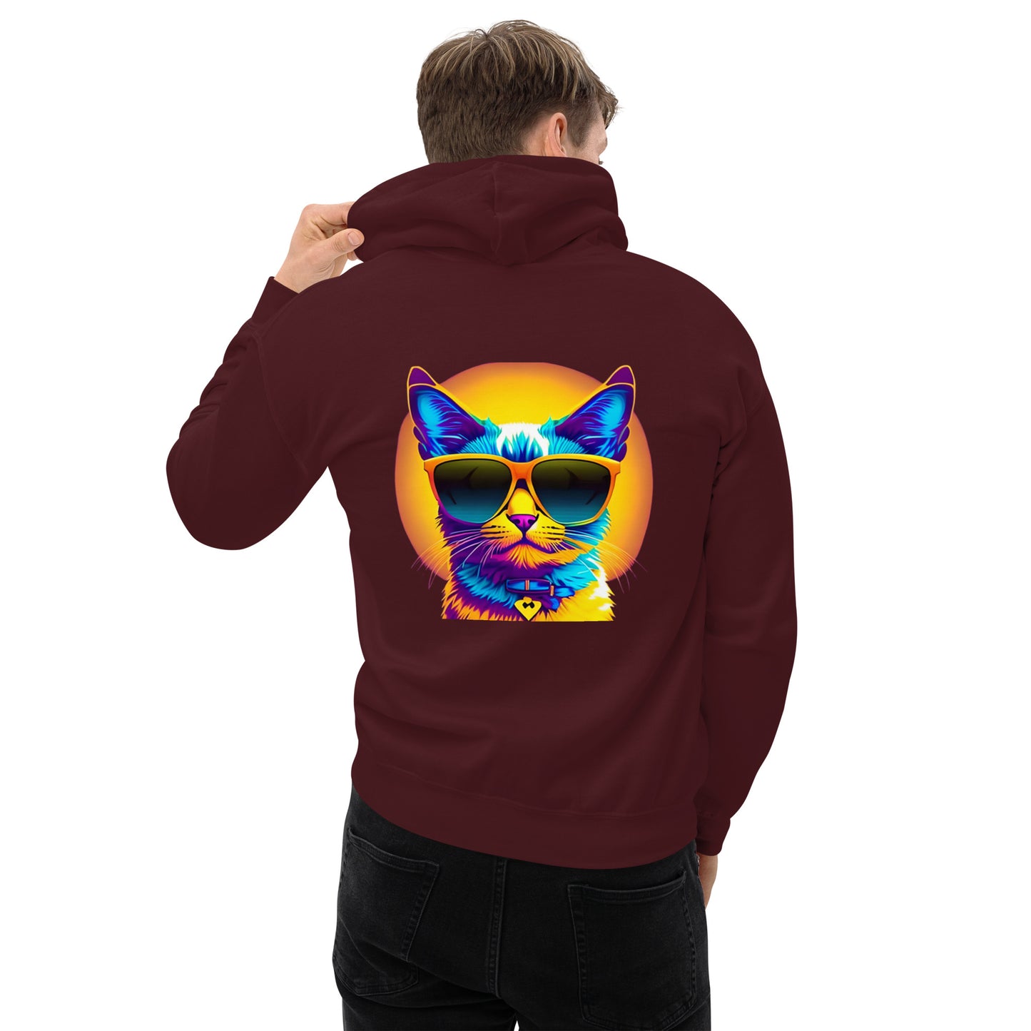 Catitude: The Ultimate Chill Cat Hoodie