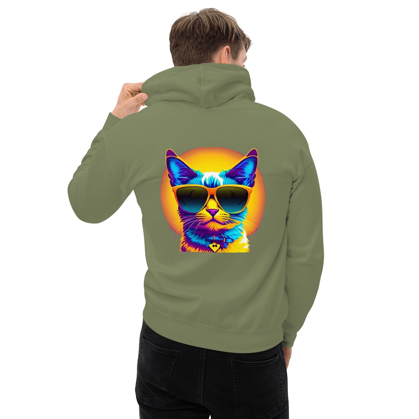 Catitude: The Ultimate Chill Cat Hoodie