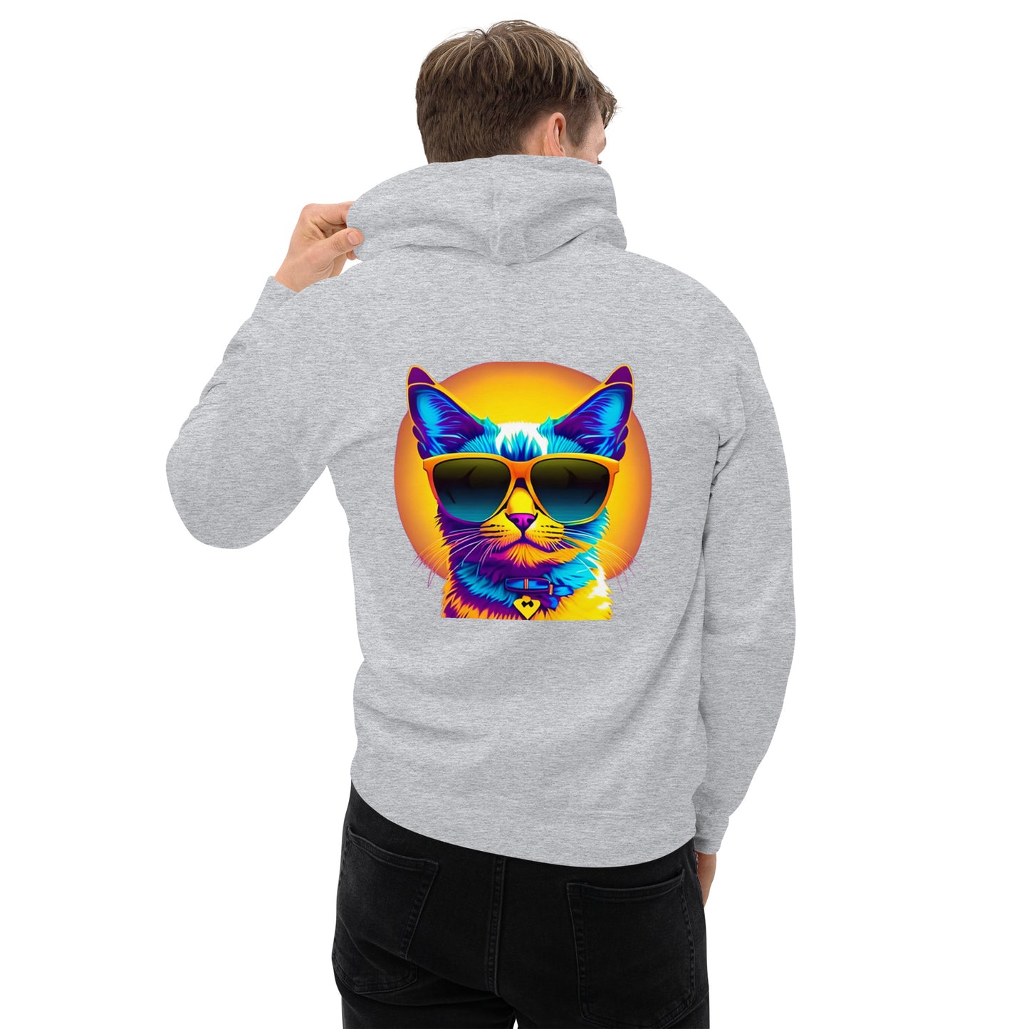 Catitude: The Ultimate Chill Cat Hoodie